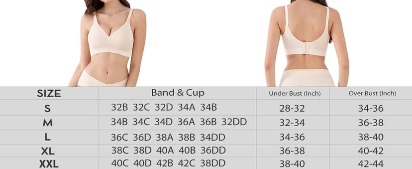 Vinfact 3 Pack Nursing Bras for Breastfeeding Seamless V Neck Maternity Bra Women Pregnancy Breastfeeding Bra