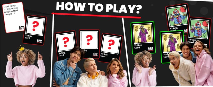 BAD PEOPLE Party Game + After Dark Set – Hilarious Adult Card Game for Friends & Game Night | Funny Conversation & Icebreaker Board Game for Parties, Pregames, Social Gatherings & Fun Gift Ideas