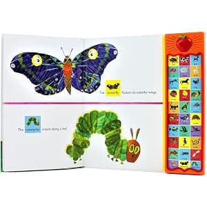 World of Eric Carle, Around the Farm 30-Button Animal Sound Book - Great for First Words - PI Kids 1450805752