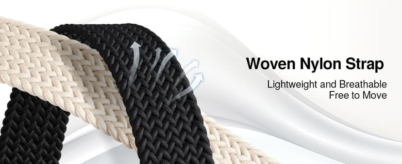 Braided Stretchy Band Compatible with Apple Watch Bands 38mm 40mm 41mm 42mm 44mm 45mm 46mm 49mm Women Men, Soft Nylon Solo Loop Magnetic Sport Strap for iWatch Series 11 10 9 8 7 6 5 4 3 2 1 SE Ultra