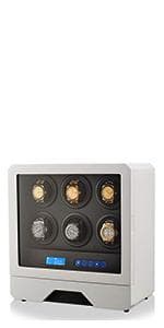 TIMECUBE 9 Watch Winder with 4 Storage Slots and Interior Light