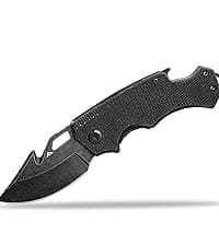FLISSA Survival Hunting Knife with Sheath, 15-inch Full Tang Fixed Blade Tactical Bowie Knife with Sharpener & Fire Starter for Camping, Outdoor, Bushcraft