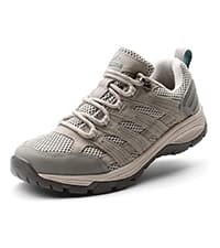 NORTIV 8 Men's Waterproof Hiking Shoes Leather Low-Top Hiking Shoes for Outdoor Trailing Trekking Camping Walking