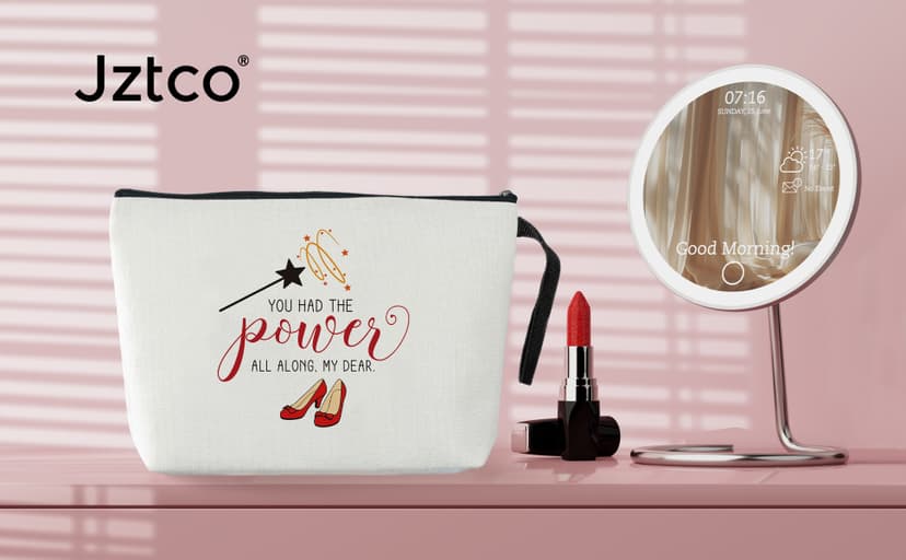 Friends TV Show Christmas Wedding Birthday Gift for Friend, BFF Sister - I'LL be There for YOU Friends Jztco Bestie Gifts for Women Makeup Bag, Friendship Gifts for Women B09NK25NXW