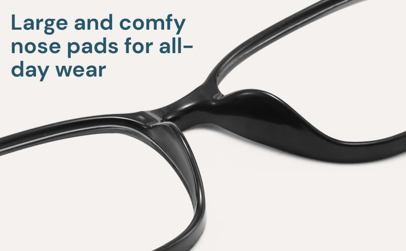 Gaoye Transparent, Clear Blue Light Glasses for Computer & Gaming - Anti UV Ray Lenses, Scratch-Resistant & Comfort Fit