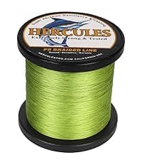 HERCULES Cost-Effective Super Cast 8 Strands Braided Fishing Line 10LB to 300LB Test for Salt-Water,109/328/547/1094 Yards(100M/300M/500M/1000M),Diam.#0.12MM-1.2MM,Hi-Grade Performance,Variety Colors