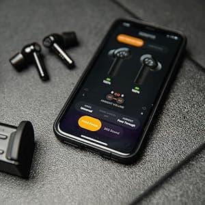 Walker's Disrupter Bluetooth Earbuds - Hunting Range Shooting Active Lifestyle Ear Protection Hearing Enhancement Noise-Cancelling Rechargeable Wireless Electronic Earbuds - FDE