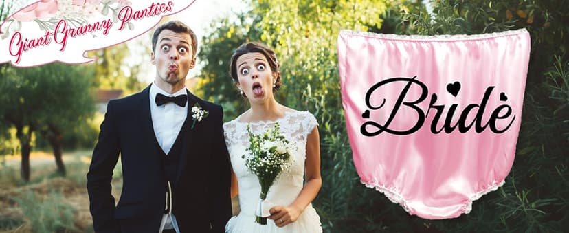 Hosrnovo Funny Underwear for Women, 28Inches Big Granny Panties Gag Gifts for Adults Men