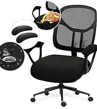 Water Resistant Stretch Computer Office Chair Cover with Durable Zipper Universal Washable Removable Spandex Rotating Boss Chair Slipcovers Anti-dust Soft Desk Chair Seat Protector for Dogs Cats Pets
