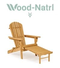 Wooden Folding Adirondack Chair Set of 4, Half Pre-Assembled Wood Lounge Chair for Outdoor Patio Garden Lawn Backyard Deck Pool Beach Firepit