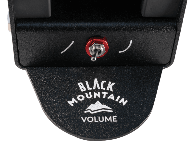 Black Mountain Mini Volume Pedal for Electric Guitar, Acoustic Guitar, Bass, Keyboard, and More - Small, Portable Foot Controlled With Roller Wheel