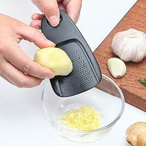 Pisol Kitchen Unique Gadgets Set 6 Pieces, Space Saving, Cheese Grater, Bottle Opener, Fruit Vegetable Peeler, Pizza Cutter, Garlic Ginger Grinder, Herb Stripper Gift Set