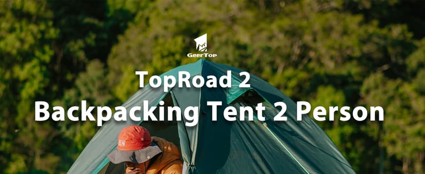 GEERTOP Ultralight 2 Person Backpacking Tent 4 Season Waterproof Camping Tent Double Layer Cold Weather Easy Set Up Tents for Family Camp, Hiking, Hunting Outdoor Mountaineering Travel