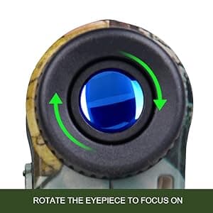 REVASRI Hunting Laser Rangefinder with Rechargeable Battery 1000 Yards Hunting Range Finder with Target Acquisition Technology Easy-to-Use Clear Accurate Rangefinders for Hunters