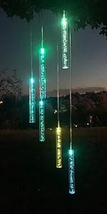 Hummingbird Solar Chimes,Unique Birthday Gifts for Women/Mom/Grandma,Best Idears Grardening B07TLHZJ31