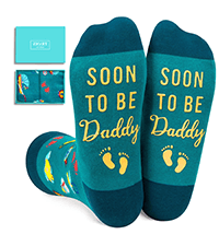 HAPPYPOP Family Gifts for Him - Gifts for New Dad Son Father, Novelty Socks for Men