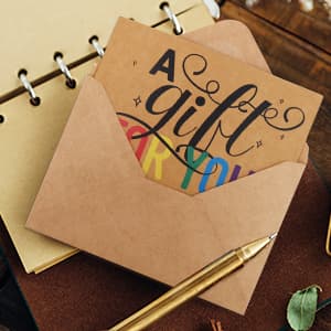 Ceiba Tree Blank Gift Certificates for Business 30Pcs Kraft Certificate Cards with Envelopes for Salon Restaurants Spa Birthday