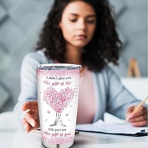 ZANIION Daughter In Law Gift Tumbler 20oz 1PC, Thoughtful Gifts Ideas For Daughter-In-Law From Mother-In-Law Mug, Best Christmas Mothers Day Weeding Decoration Present For Future Son'S Wife Coffee Cup