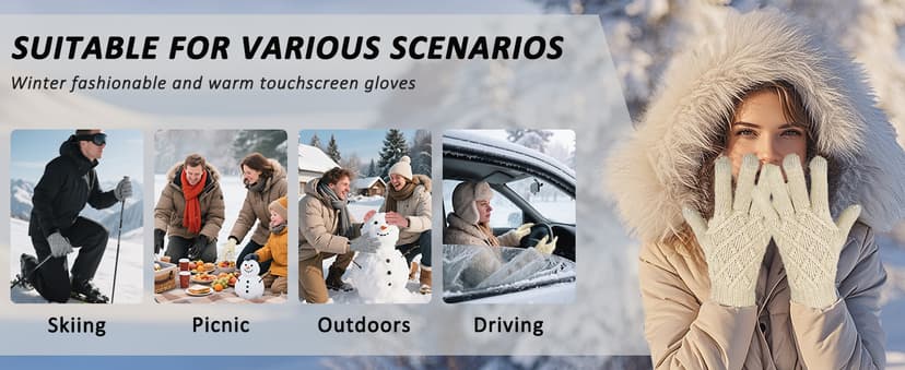 DRYMILE Alpine Waterproof Dexterity Gloves – Thermal Fleece Gloves for Men & Women – Touchscreen & Non-Slip Grip – Hiking, Skiing, Cycling, Fishing & Hunting.