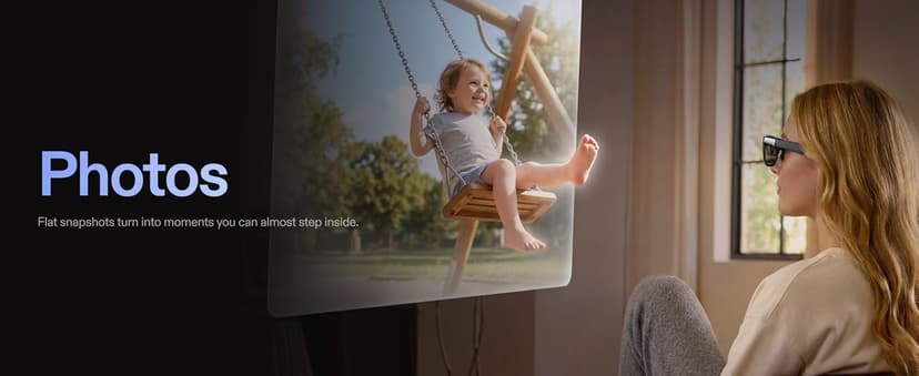 XREAL One Pro AR Glasses with X1 Chip, Native 3 DoF, X-Prism Optics, 3D Mode, 57°FOV 171" 120Hz FHD Display, XR Glasses for iPhone 17/16, Steam Deck, ROG, Mac, PC, Android & iOS M (IPD 57-66mm)