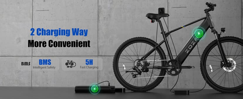Electric Bike for Adults, 1000W Peak Motor, 60 Miles 22Mph Electric Bike, 26" Commuter E Bikes with 48V Built-in Removable Battery, Step-Thru Ebike, Adjustable Stem, 7-Speed & Front Suspension