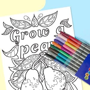 Maybe Swearing Will Help Adult Coloring Book Set - for Adults Relaxation with Markers in a Case - Motivational Swear Word Anxiety Relief - Color Cuss & Laugh Your Way to Less Stress