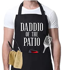 Miracu Funny Cooking Aprons for Men Husband - Christmas, Santa, Birthday Funny Male Gifts for Mens Best Friend, Gifts for Male Friends Guy Boyfriend Chef Man Him - Grilling Grill BBQ Apron w/Pockets