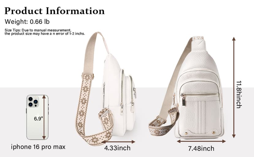 Christmas Gifts for Mom Wife Crossbody Bags Gifts for Women Birthday Gifts for Her Small Crossbody Sling Bag Fanny Pack Chest Travel Anti Theft Purse Unique Secret Santa Mothers Day Gift Ideas