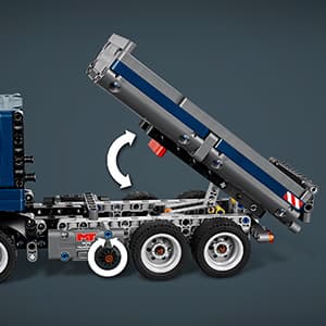 LEGO Technic Tipping Dump Truck Toy - Construction Truck Building Toy for Kids, Boys and Girls, Ages 9+ - Gift for Birthdays - W/Realistic Features - 42203 B0DJ1D4SHD