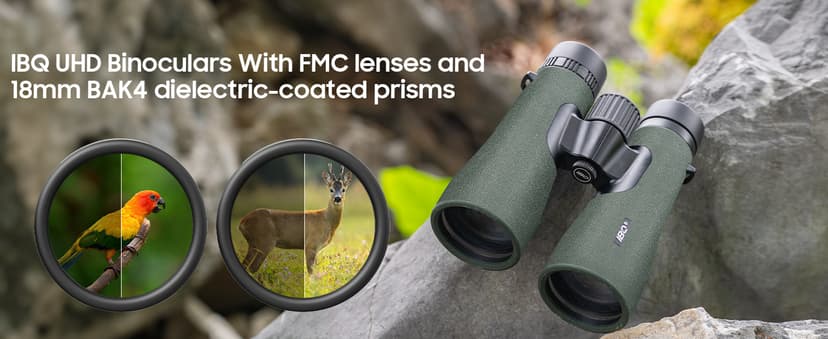 12x50 UHD Binoculars for Adults High Powered with Upgraded Phone Adapter - Large View, Lightweight, IPX7 Waterproof - Binoculars for Hunting Bird Watching Travel Cruise