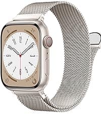 Original Stainless Steel Milanese Loop Compatible with Apple Watch Band 38mm 40mm 41mm 42mm 44mm 45mm 46mm 49mm, Magnetic Clasp Band for iWatch Series 11 10 9 8 7 6 5 4, SE 3 2 1 Ultra3 2, Women & Men