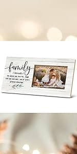 SRADMO Grandparents Picture Frames,Grandkids Photo Frame,The Best Parents Get Promoted To Grandparents Picture Frame,Baby Grandpa Grandma Photo Frame 8x10,Grandparents Baby Announcement Gifts(White-2)