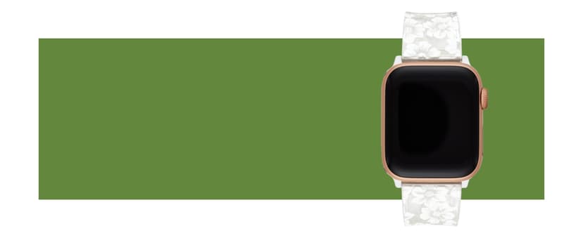 Kate Spade New York Designer Interchangeable Stainless Steel Band Compatible with Your 38/40/41mm Apple Watch Series 9/8/7/6/5/4/3/2/1/SE