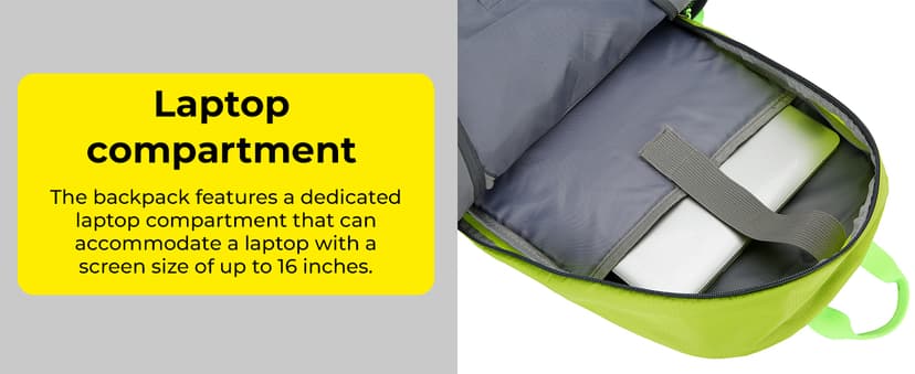 Reflective Motorcycle Backpack – Hi Viz EDC Commuter Bag for Riders, Night Travel, and Daily Use with Helmet Holder, Laptop Compartment, Ventilated Back, Urban Gear (green backpack)