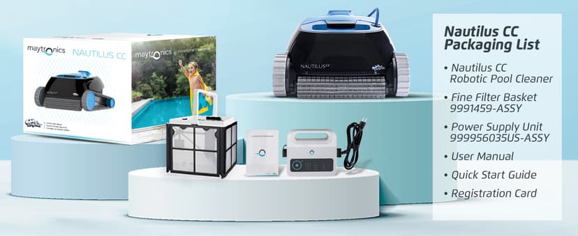 Dolphin Nautilus CC Automatic Robotic Pool Vacuum Cleaner, Wall Climbing Scrubber Brush, Top Load Filter Access, Ideal for Above/In-Ground Pools up to 33 FT in Length