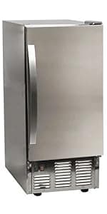 EdgeStar IB450SS 50 Lb. 15 Inch Wide Undercounter Clear Ice Maker - Stainless Steel