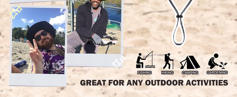 Home Prefer UPF 50+ Men's Sun Hat Wide Brim Bucket Hat UV Protection Hat for Mens Womens Beach Safari Gardening Golf Fishing