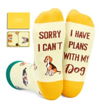HAPPYPOP Dog Gifts for Women Men - Dog Gifts for Dog Lovers, Funny Dog Christmas Birthday Stockings, Dog Mom Dad Gifts