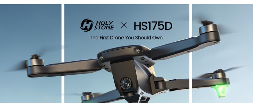 Holy Stone HS175D GPS Drone with 4K Camera for Adults, Under 249g, Foldable RC Quadcopter with Auto Return, 46 Mins Long Flight, Follow Me, Brushless Motor, Circle Fly, Waypoint Fly, Altitude Hold