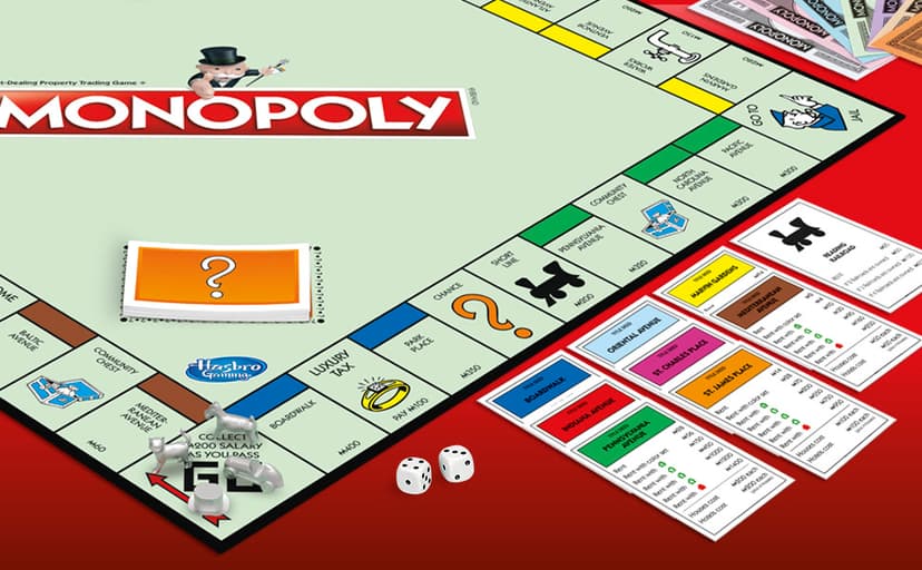 Monopoly Game, Family Board Games for 2 to 6 Players & Kids Ages 8 and Up, Includes 8 Tokens (Token Vote Edition)