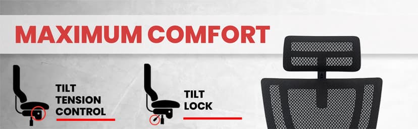 Ergohuman Eurotech ME7ERG GEN2 High Back Mesh Office Chair with Tilt Tension Control, Tilt Lock, Back Angle, Back Height, Synchro Tilt, Seat Height, Seat Depth, and Arm Height Adjustments, Black