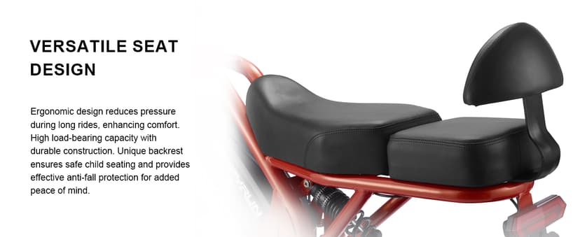 HAPPYRUN 1500W Electric Bike for Adults, 48V 18Ah Removable Battery, 20" Fat Tire E-Bike, 32MPH & 68+ Miles Range, 7-Speed Transmission, All-Terrain Mountain Ebike for Men & Women (Orange-red)