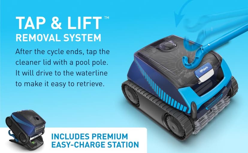 Polaris Freedom Cordless Robotic Pool Cleaner, Cable-Free for All In-Ground Pools up to 50ft, Four Cleaning Modes & Intelligent Cleaning Technology