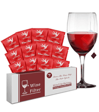 18 Pack Wine Filters, Wine Purifier To Remove Sulfite And Histamine, Wine Lover Accessories Valentine's Day Party Gifts for Men Women Him Mother Father