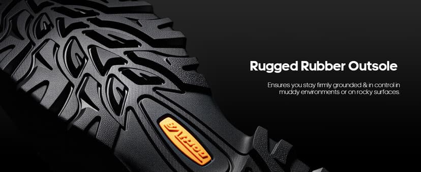 NORTIV 8 Men's Waterproof Hiking Shoes Leather Low-Top Hiking Shoes for Outdoor Trailing Trekking Camping Walking