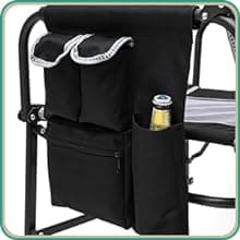 SUNNYFEEL Camping Directors Chair, Heavy Duty,Oversized Portable Folding Chair with Side Table, Pocket for Beach, Fishing,Trip,Picnic,Lawn,Concert Outdoor Foldable Camp Chairs
