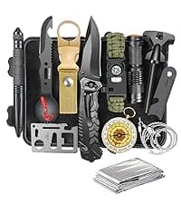 Gifts for Him Men, Christmas Anniversary Birthday Gifts for Boyfriend Husband, Stocking Stuffers for Him, Engraved Pocket Knife, Camping Hiking Multitool Knife Present, Folding Knives with Wood Box