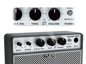 Yuer BA-10Pro 10W Acoustic Guitar Amp, Portable Vocal & Guitar Amplifier with Digital Delay/Reverb Effect Headphone Jack/OTG Wireless Small Guitars Amp for Recording, Practice, Travel with Carry Bag