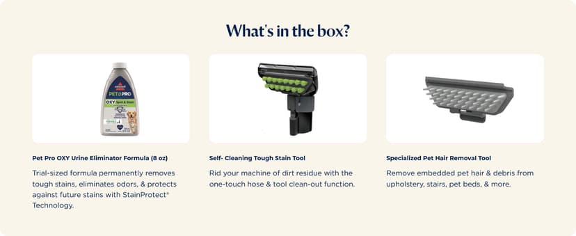 BISSELL® Little Green® Max Pet Portable Carpet and Upholstery Deep Cleaner, Car/Auto Detailer, with Self-Cleaning Tough Stain Tool and Pet Hair Removal Tool (3860)