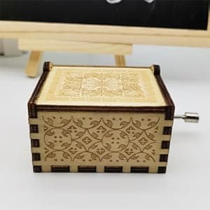 Music Box Gift for Wife - Romantic Birthday Valentine Anniversary Christmas to My Wife Gifts from Husband Boyfriend Love Women Girl Girlfriend Wooden Hand Crank Musical Box Play You are My Sunshine